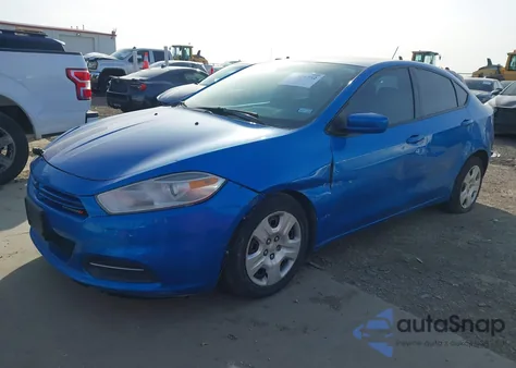 2016 Dodge Dart Se из США, поврежденный, VIN 1C3CDFAAXGD539566
